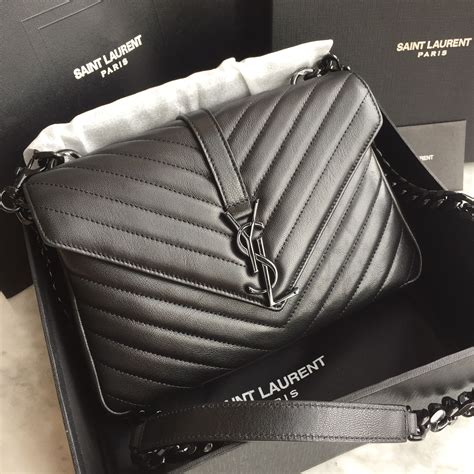 ysl black bag hardware.